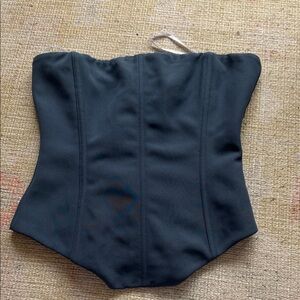 White fox blue corset